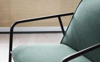 Bild von Normann Copenhagen Pad Lounge Chair Low – Schwarzer Stahl / LDS 41