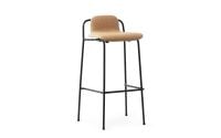 Bild von Normann Copenhagen Studio Barhocker 75 cm gepolstert – Schwarz/Lambeth