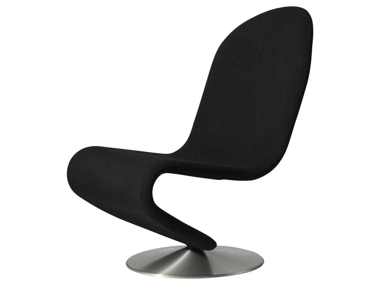 Bild von Verpan System 1-2-3 Lounge Chair Standard SH: 38 cm - Hallingdal 190/Aluminium