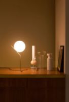 Bild von FLOS IC Lights Tischlampe T1 High H: 53 cm - Rot Burgund