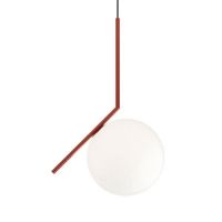 Bild von Flos IC Lights Pendel Suspension S2 H: 70,2 cm - Rot Burgund