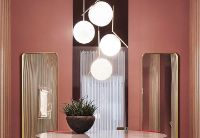 Bild von Flos IC Lights Pendel Suspension S2 H: 70,2 cm - Rot Burgund