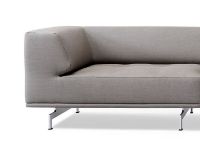 Bild von Fredericia Furniture 450 Delphi Sofa mit Chaiselongue L: 325 cm – Steelcut Trio 2/Aluminium