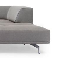 Bild von Fredericia Furniture 450 Delphi Sofa mit Chaiselongue L: 325 cm – Steelcut Trio 2/Aluminium