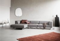 Bild von Fredericia Furniture 450 Delphi Sofa mit Chaiselongue L: 325 cm – Steelcut Trio 2/Aluminium