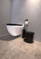 Bild von FROST NOVA2 Toilettenpapierhalter 1 11,5 x 14,5 cm – Schwarz gebürstet