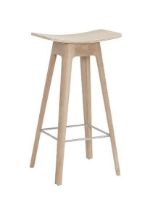 Bild von Andersen Furniture HC1 Barhocker SH: 67 cm – Eichenfurnier/weiß pigmentierte Eiche