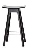 Bild von Andersen Furniture HC1 Barhocker SH: 67 cm – Schwarzes Furnier/Schwarz