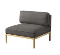 Bild von FDB Furniture L37 7-9-13 Mittelmodul 90x90 cm - Grau/Main Line Flachs