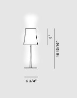 Bild von Foscarini Birdie Easy Tischleuchte H: 43 cm – Weiß