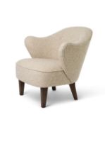 Bild von Audo Copenhagen Ginger Signature Lounge Chair SH: 40 cm - Sacho Zero Boucle 001/Smoked Fig