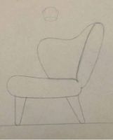 Bild von Audo Copenhagen Ginger Signature Lounge Chair SH: 40 cm - Sacho Zero Boucle 001/Smoked Fig