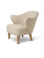 Bild von Audo Copenhagen Ingeborg Signature Loungesessel SH: 40 cm - Sacho Zero Boucle 001/Eg