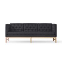 Bild von Fredericia Furniture Erik Jørgensen EJ 315-2 2 Pers. Sofa L: 153 cm – Mood 2101 Anthrazit/Seifenbehandelte Eiche