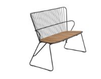 Bild von HOUE Paon Bench SH: 46 cm - Schwarz