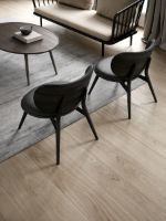 Bild von Mater The Lounge Chair SH: 40 cm – Naturgegerbtes Leder/matt lackierte Eiche