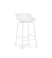 Bild von Normann Copenhagen Hyg Barhocker SH: 65 cm – Weiß/Stahl