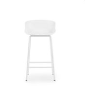 Bild von Normann Copenhagen Hyg Barhocker SH: 65 cm – Weiß/Stahl