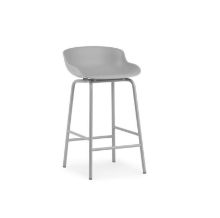 Bild von Normann Copenhagen Hyg Barhocker SH: 65 cm – Grau/Stahl