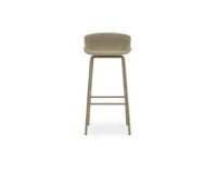 Bild von Normann Copenhagen Hyg Barhocker vorne gepolstert SH: 75 cm – Kette/Stahl