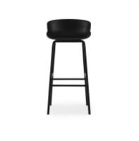 Bild von Normann Copenhagen Hyg Barhocker SH: 75 cm – Schwarz/Stahl