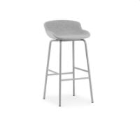 Bild von Normann Copenhagen Hyg Barhocker vorne gepolstert SH: 75 cm – Partner/Stahl