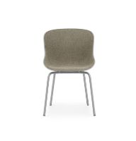 Bild von Normann Copenhagen Hyg Esszimmerstuhl Gepolsterte Vorderseite SH: 46 cm – Serendipity/Stahl