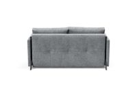 Bild von Innovation Living Cubed Schlafsofa mit Armlehnen L: 140 cm – Twist Granite/Matt Black