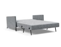 Bild von Innovation Living Cubed Schlafsofa mit Armlehnen L: 140 cm – Twist Granite/Matt Black