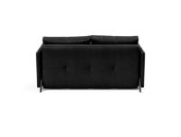 Bild von Innovation Living Cubed Schlafsofa mit Armlehnen L: 140 cm – Faunal Black/Matt Black