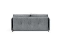 Bild von Innovation Living Cubed Schlafsofa mit Armlehnen L: 160 cm – Twist Granit/Matt Black