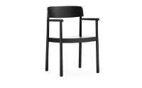 Bild von Normann Copenhagen Timb Sessel SH: 46 cm - Schwarz