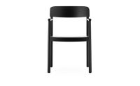 Bild von Normann Copenhagen Timb Sessel SH: 46 cm - Schwarz