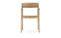 Bild von Normann Copenhagen Timb Sessel SH: 46 cm - Gepolstert Tan / Kamel