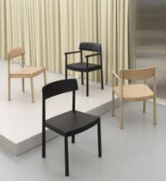 Bild von Normann Copenhagen Timb Sessel SH: 46 cm - Gepolstert Tan / Kamel