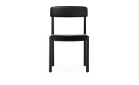 Bild von Normann Copenhagen Timb Sessel SH: 46 cm - Schwarz / Schwarz