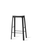 Bild von Please Wait to be Seated Crofton Barhocker H: 75 cm – Schwarze nordische Kiefer
