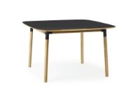 Bild von Normann Copenhagen Form Esstisch 120x120cm - Schwarz/Eiche