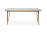 Bild von Normann Copenhagen Form Esstisch 95x200cm - Grau/Eiche
 DER ABFLUSS OUTLET