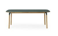 Bild von Normann Copenhagen Form Esstisch 95x200cm - Grün/Eiche