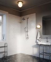 Bild von Nuura Liila 1 Medium Wand-/Deckenleuchte Ø: 16,5 cm – Nordic Gold/Opalweiß OUTLET