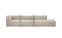 Bild von Ferm Living Catena Sofa Open End Right S301 Rich Linen 150x95 cm - Natur