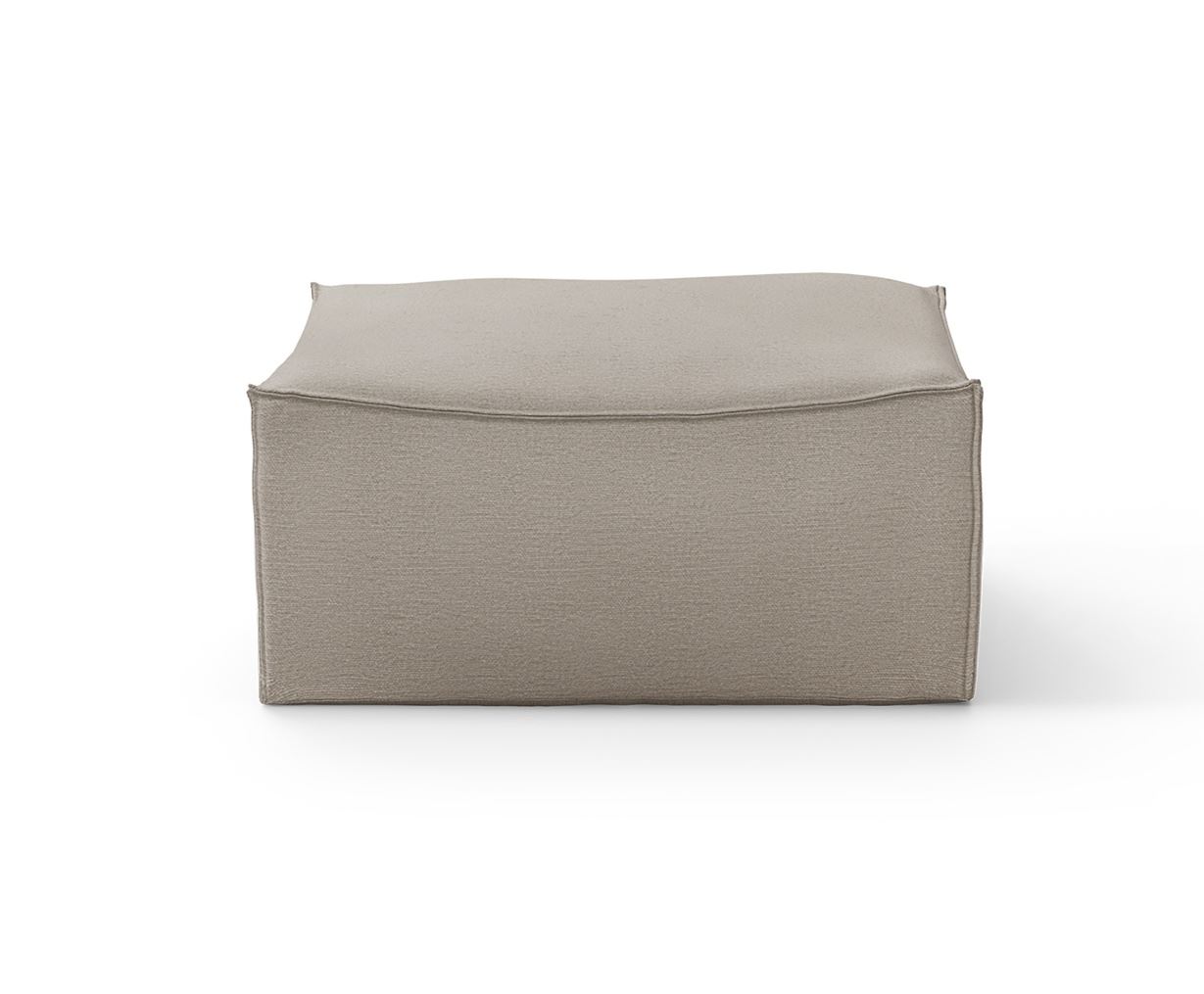 Bild von Ferm Living Catena Pouf Square S500 Baumwollleinen 93x93 cm - Natur