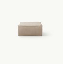 Bild von Ferm Living Catena Pouf Square S500 Rich Linen 95x95 cm - Natur