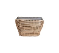 Bild von Cane-line Outdoor Basket Loungesessel inkl. Hynder SH: 40 cm – Natur/Taupe