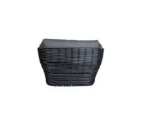 Bild von Cane-line Outdoor Basket Loungesessel inkl. Hynder SH: 40 cm - Graphit/Grau