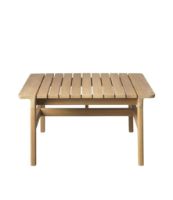 Bild von FDB Furniture Together Loungetisch niedrig M19 61,5 x 61,5 cm – massives Teakholz / Natur