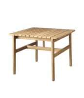 Bild von FDB Furniture Together Loungetisch hoch M19 61,5 x 61,5 cm – Massives Teakholz / Natur