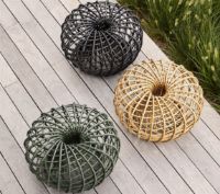 Bild von Cane-line Outdoor Nest Fußhocker Ø: 67 cm – Natur