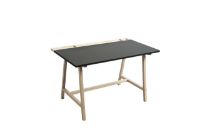 Bild von Andersen Furniture D1 Arbeitstisch 70x125 cm – Eiche/Anthrazitgrau mit schwarzer Kante